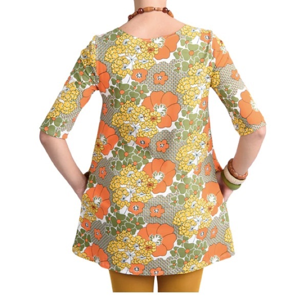 Unique Vintage 60s Retro Floral Dress - Picture 5 of 5